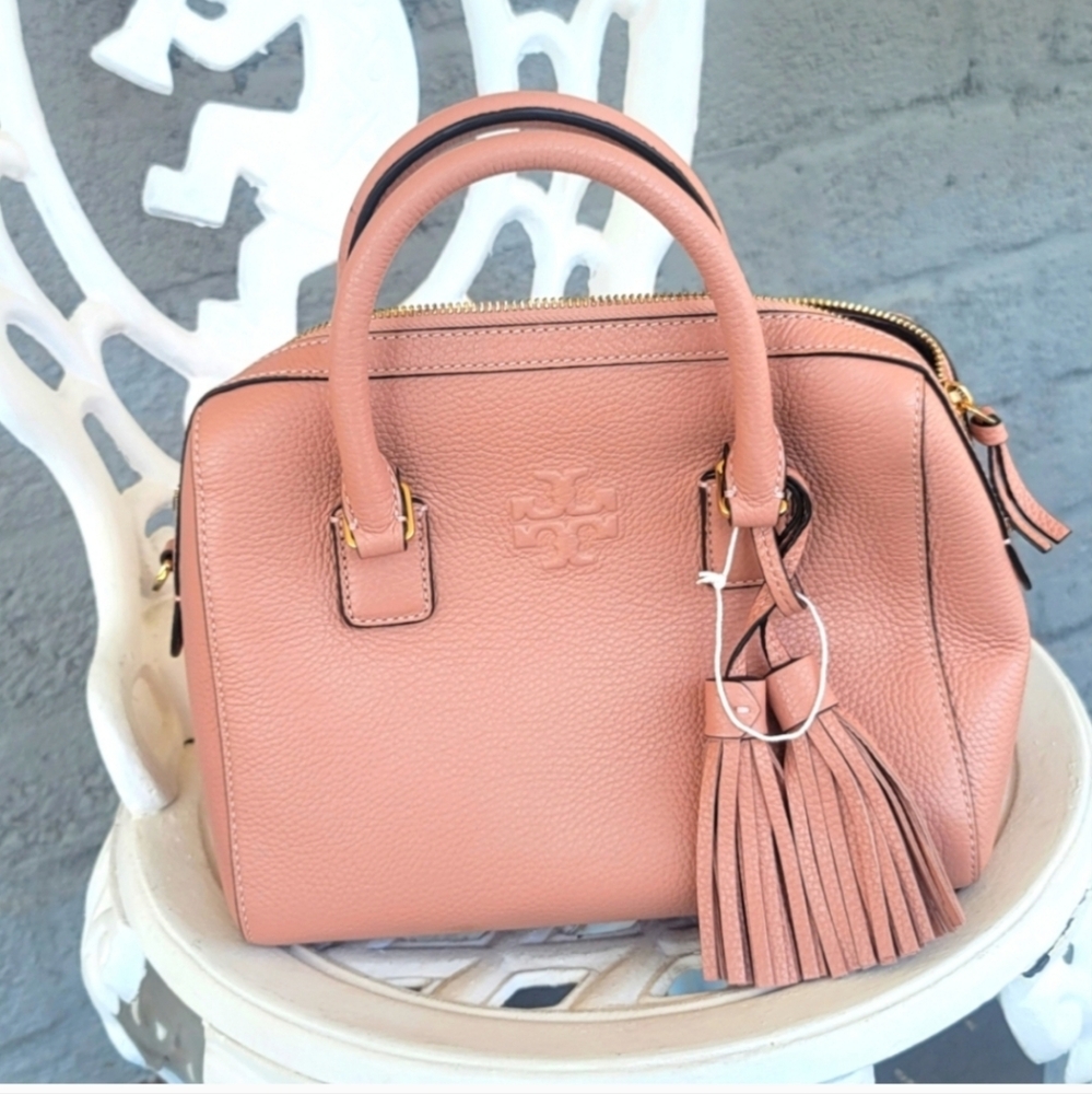 Tory Burch Pink Leather Handbag - Picture 2 of 9